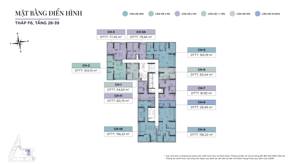 mặt bằng dự án sun cầu giấy